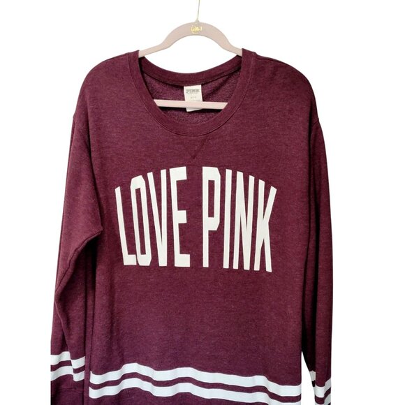 Victoria's Secret Tops - PINK BY Victoria's Secret Sweatshirt Women's Small Solid Long Sleeve Oversize
